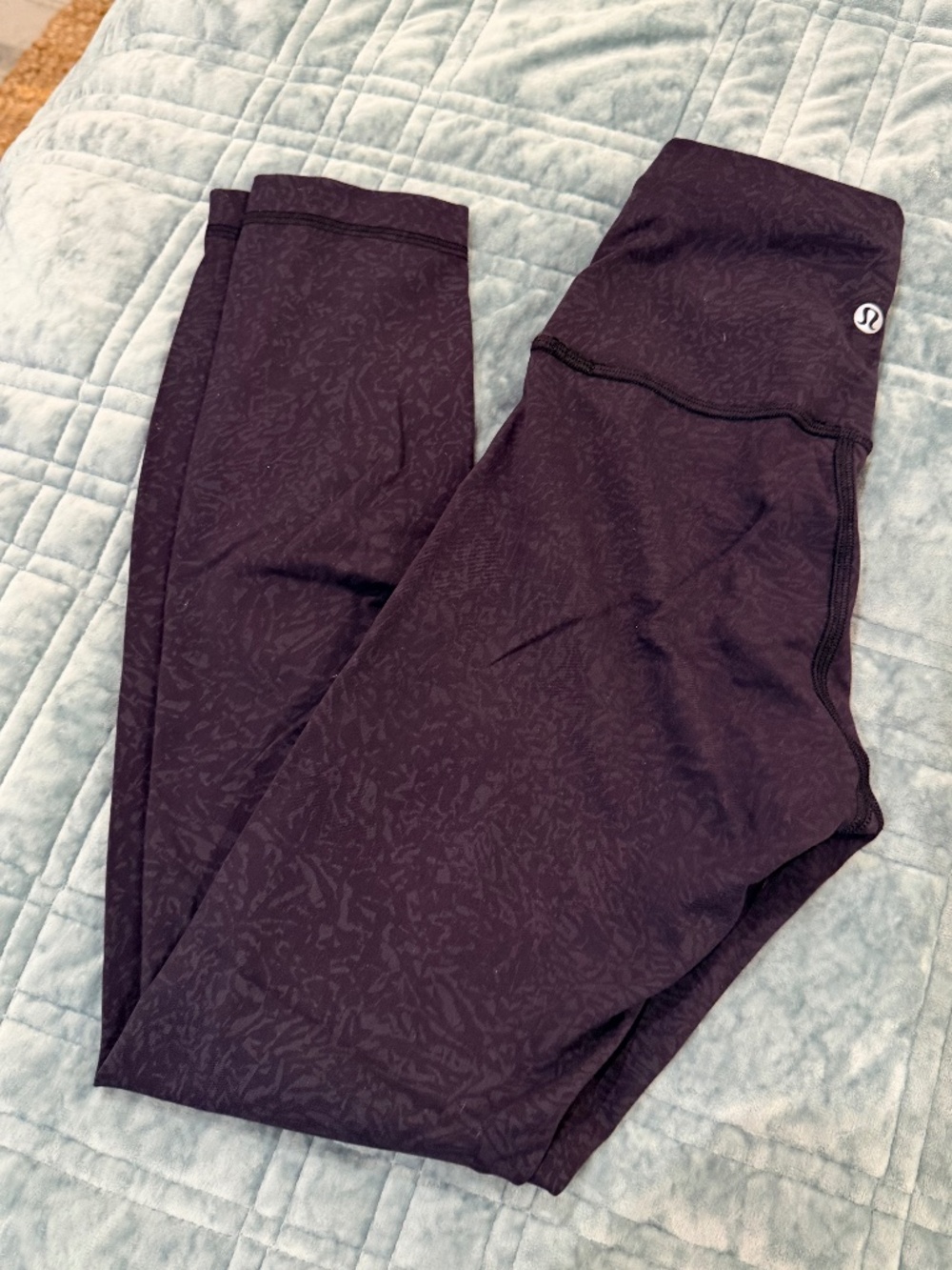 Lululemon Align Leggings - Black print - size US 2